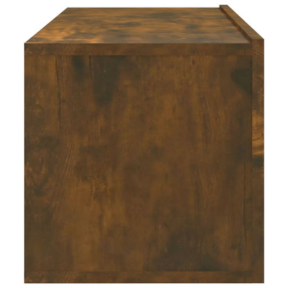 Wall TV Cabinets 4 pcs Smoked Oak 100x30x30 cm