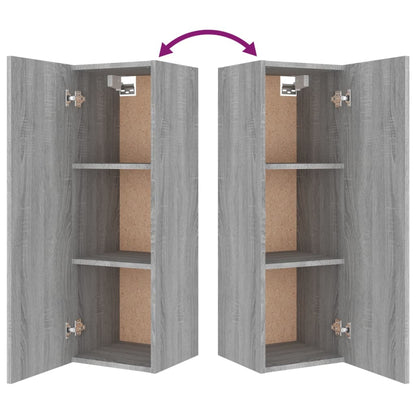 4 Piece TV Cabinet Set Grey Sonoma Engineered Wood