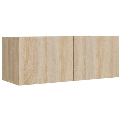 8 Piece TV Cabinet Set Sonoma Oak Engineered Wood