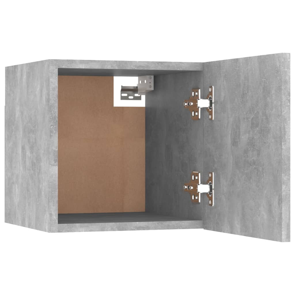 8 Piece TV Cabinet Set Concrete Grey Engineered Wood