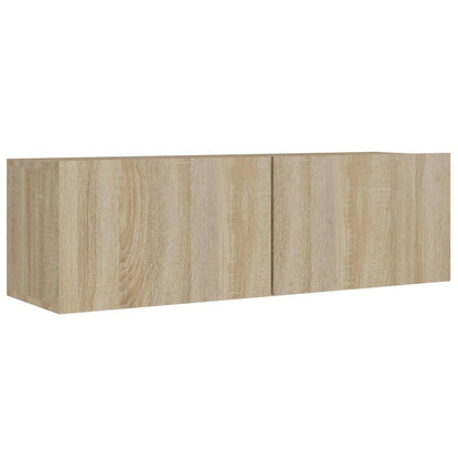 8 Piece TV Cabinet Set Sonoma Oak Engineered Wood