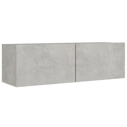 8 Piece TV Cabinet Set Concrete Grey Engineered Wood