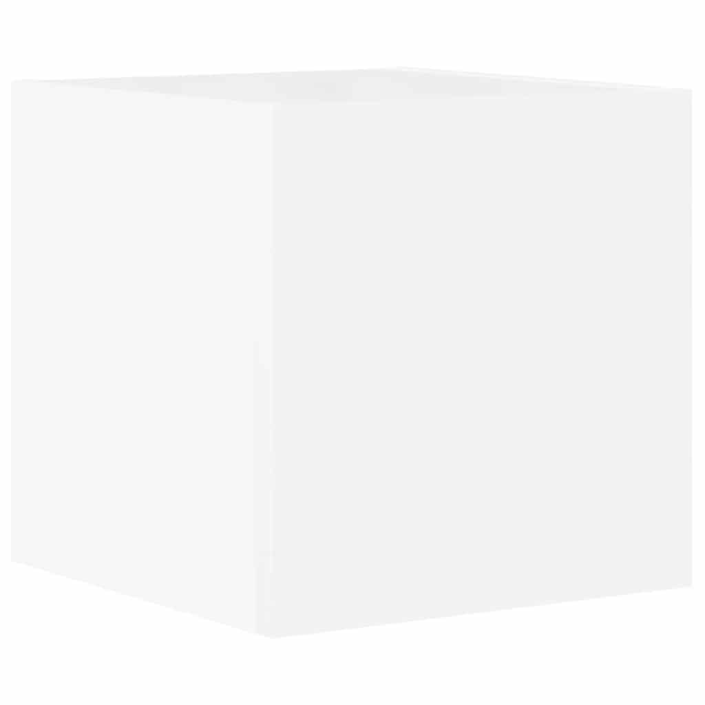 5 Piece TV Cabinet Set White Engineered Wood