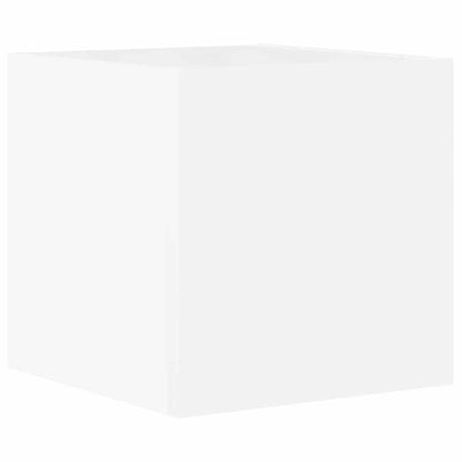 5 Piece TV Cabinet Set White Engineered Wood