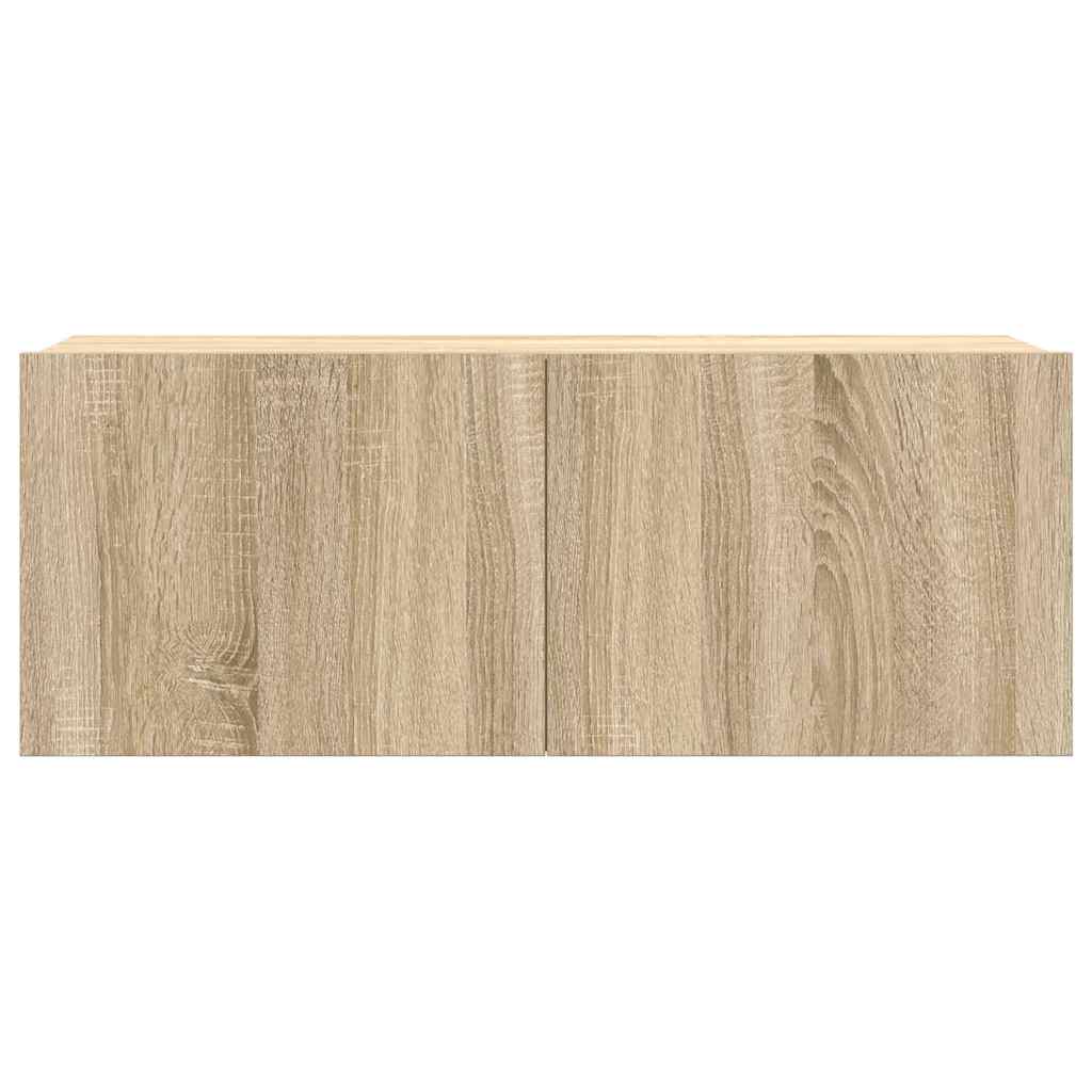 5 Piece TV Cabinet Set Sonoma Oak Engineered Wood