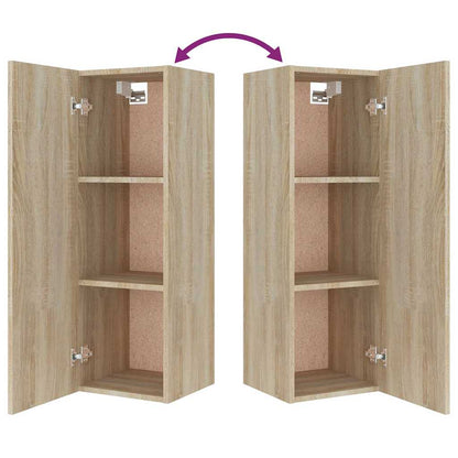 8 Piece TV Cabinet Set Sonoma Oak Engineered Wood