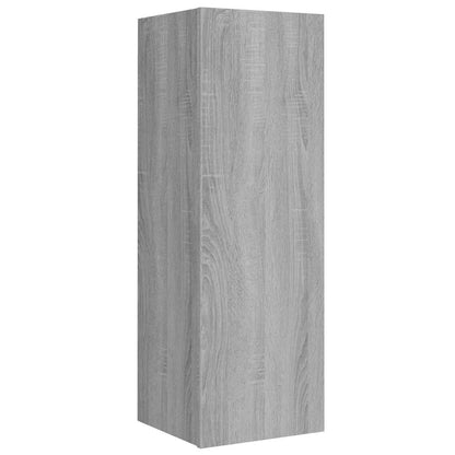 8 Piece TV Cabinet Set Grey Sonoma Engineered Wood