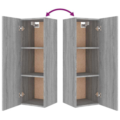 8 Piece TV Cabinet Set Grey Sonoma Engineered Wood