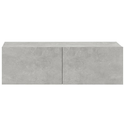 3 Piece TV Cabinet Set Concrete Grey Engineered Wood