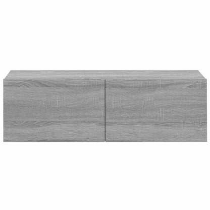 4 Piece TV Cabinet Set Grey Sonoma Engineered Wood