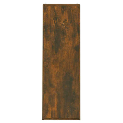 4 Piece TV Cabinet Set Smoked Oak Engineered Wood
