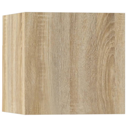 5 Piece TV Cabinet Set Sonoma Oak Engineered Wood