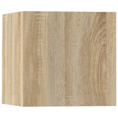 5 Piece TV Cabinet Set Sonoma Oak Engineered Wood