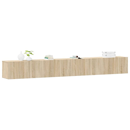 3 Piece TV Cabinet Set Sonoma Oak Engineered Wood
