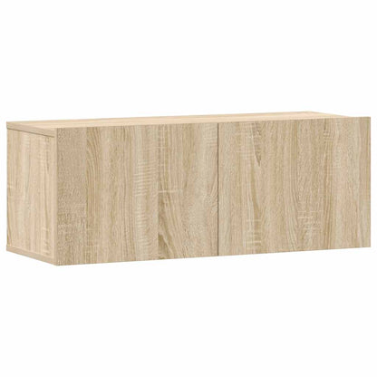 3 Piece TV Cabinet Set Sonoma Oak Engineered Wood