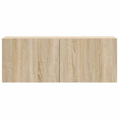 3 Piece TV Cabinet Set Sonoma Oak Engineered Wood
