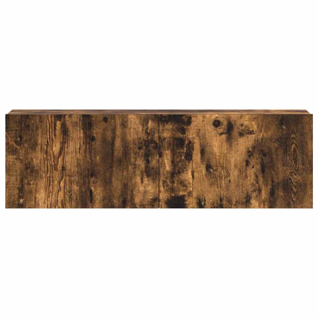 3 Piece TV Cabinet Set Smoked Oak Engineered Wood