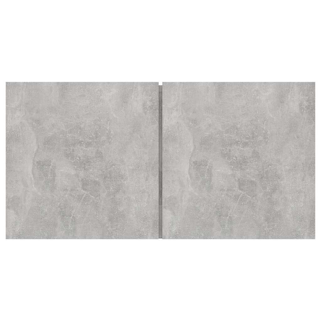 4 Piece TV Cabinet Set Concrete Grey Engineered Wood
