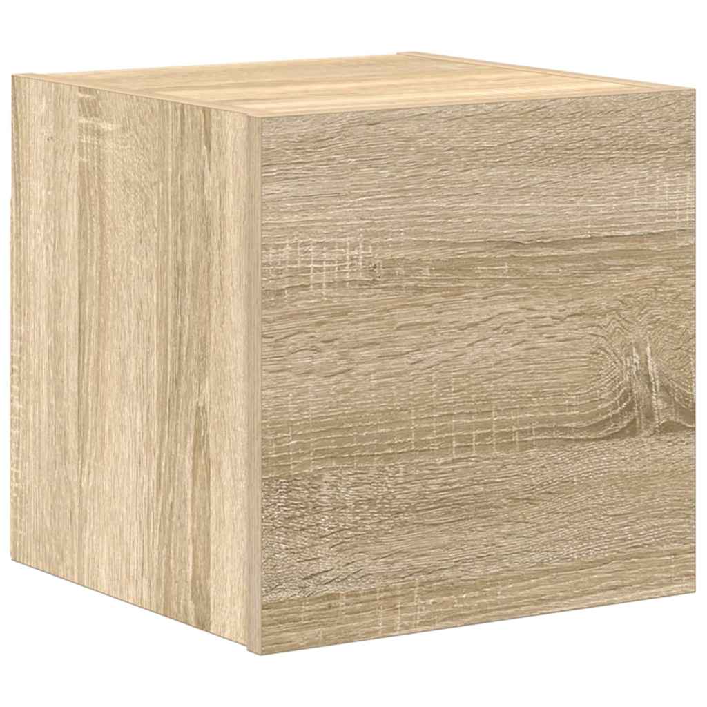 7 Piece TV Cabinet Set Sonoma Oak Engineered Wood