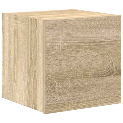 7 Piece TV Cabinet Set Sonoma Oak Engineered Wood