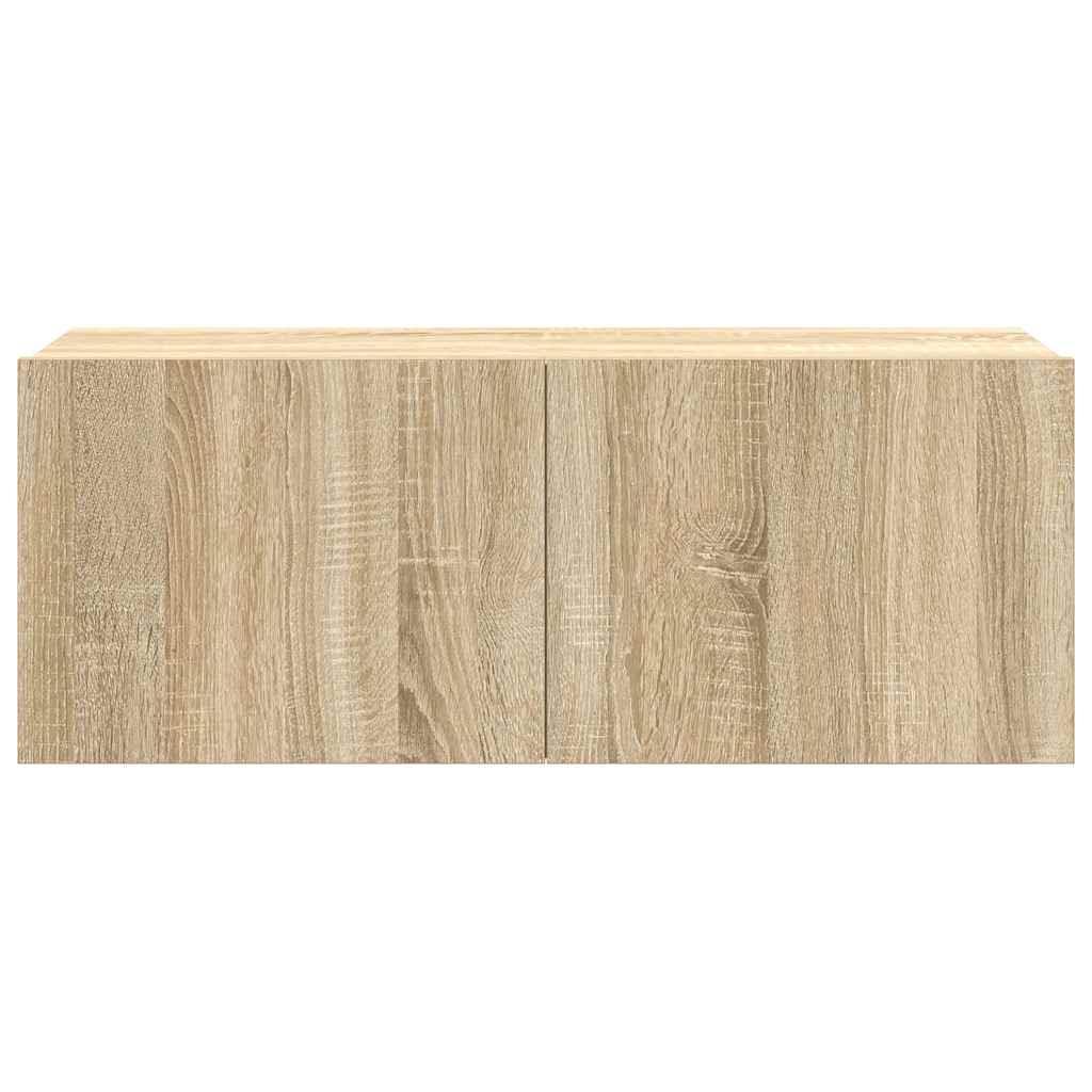 7 Piece TV Cabinet Set Sonoma Oak Engineered Wood