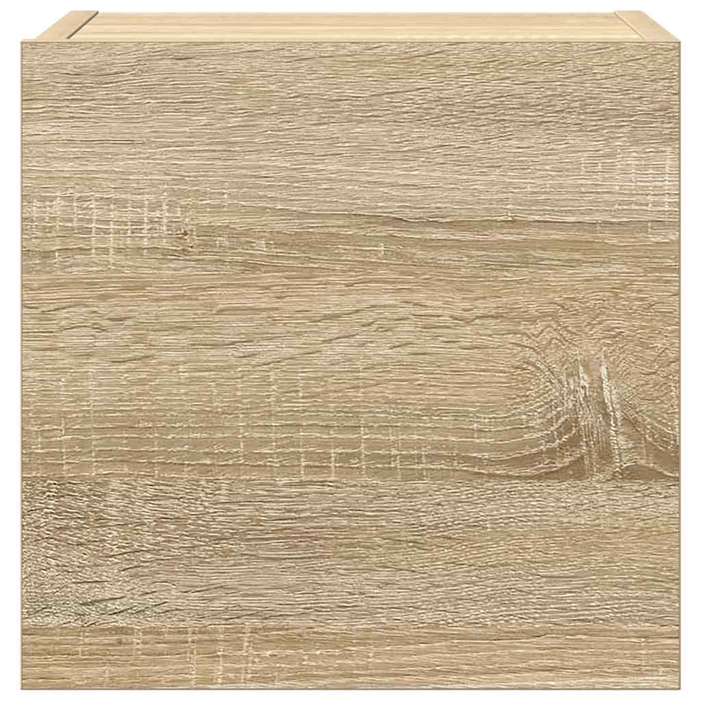 7 Piece TV Cabinet Set Sonoma Oak Engineered Wood