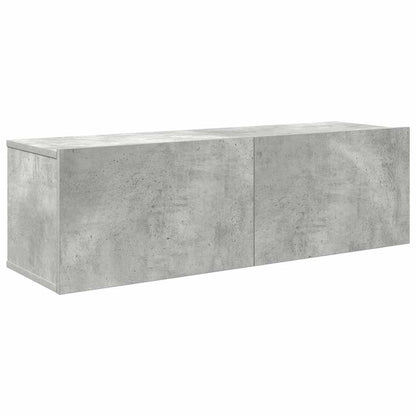 7 Piece TV Cabinet Set Concrete Grey Engineered Wood