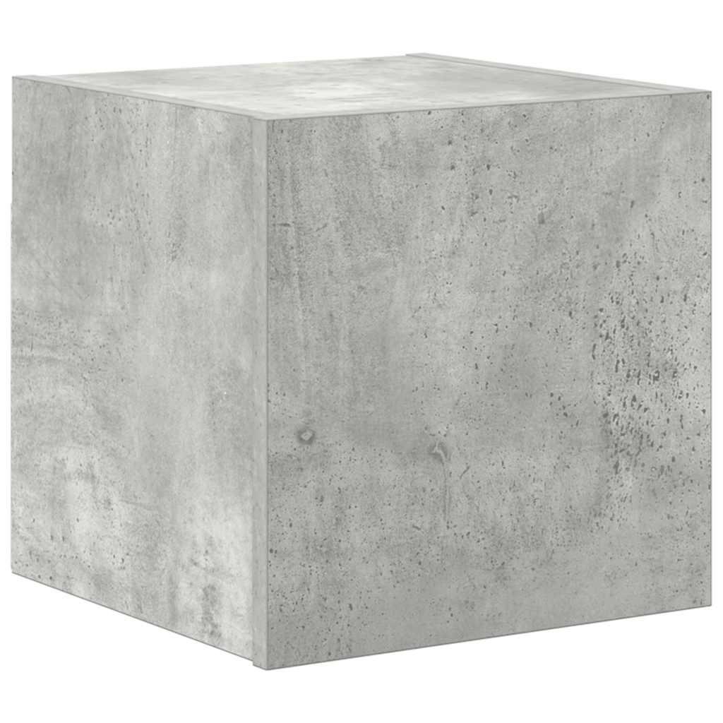 7 Piece TV Cabinet Set Concrete Grey Engineered Wood