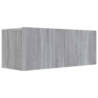 6 Piece TV Cabinet Set Grey Sonoma Engineered Wood