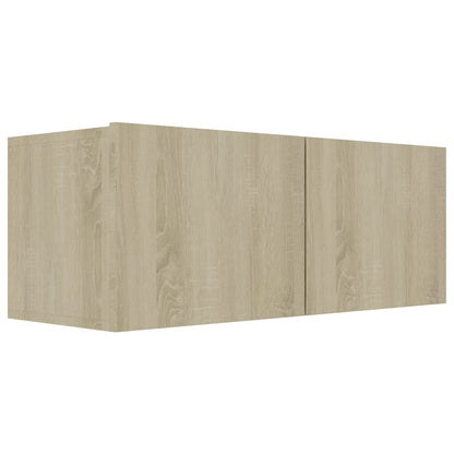 Tv Cabinet Set | Set of 7 | Sonoma oak | Engineered wood | Standard