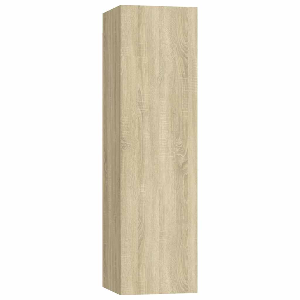7 Piece TV Cabinet Set Sonoma Oak Engineered Wood