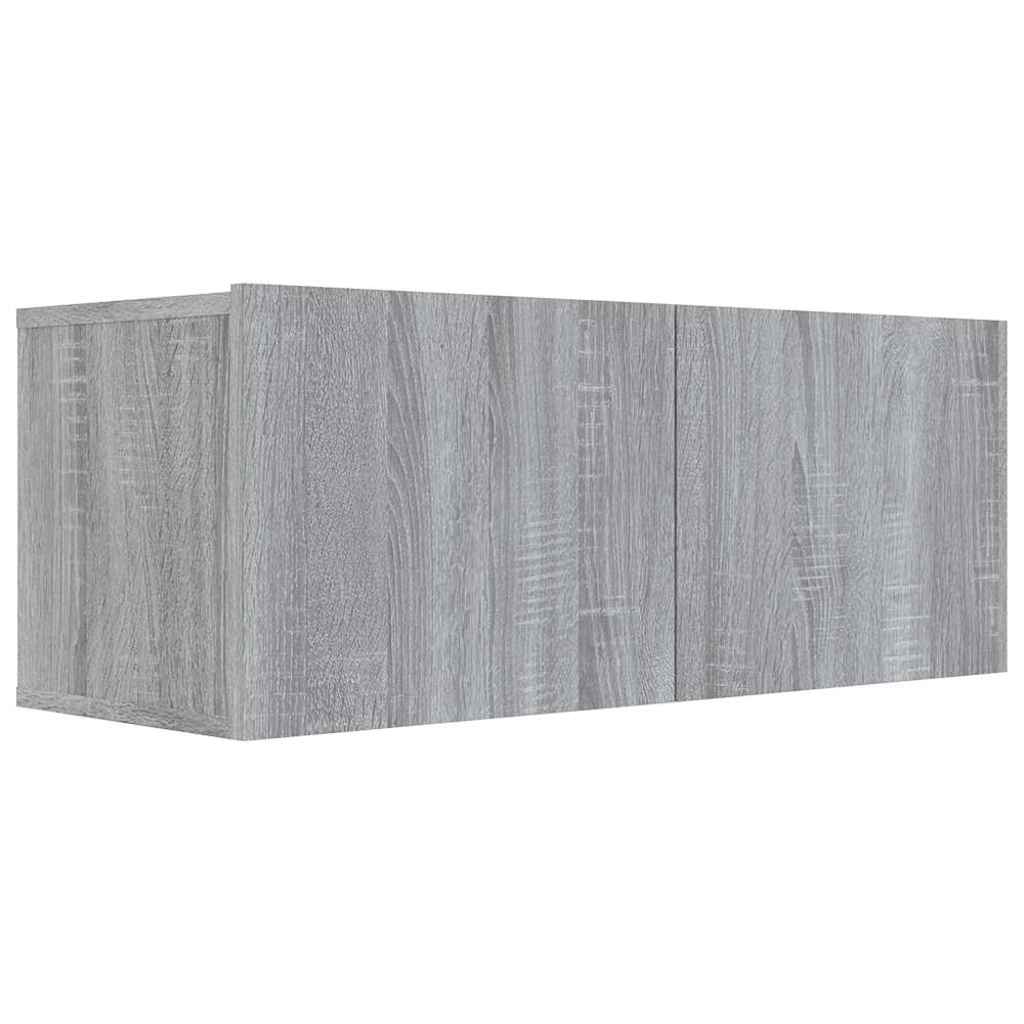 7 Piece TV Cabinet Set Grey Sonoma Engineered Wood