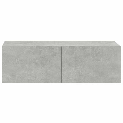 6 Piece TV Cabinet Set Concrete Grey Engineered Wood