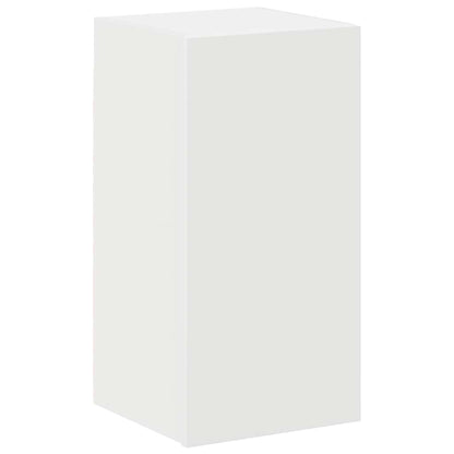 4 Piece TV Cabinet Set White Engineered Wood
