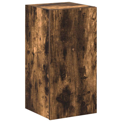 4 Piece TV Cabinet Set Smoked Oak Engineered Wood