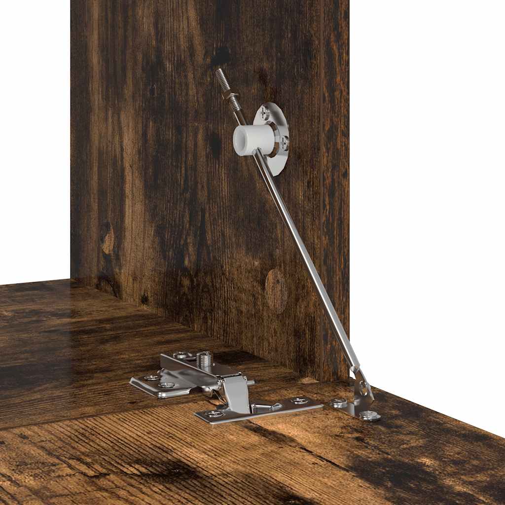 4 Piece TV Cabinet Set Smoked Oak Engineered Wood