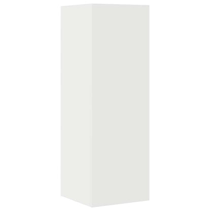 4 Piece TV Cabinet Set White Engineered Wood