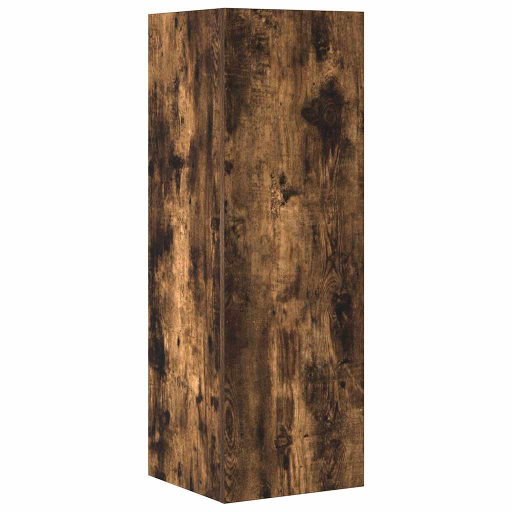 4 Piece TV Cabinet Set Smoked Oak Engineered Wood