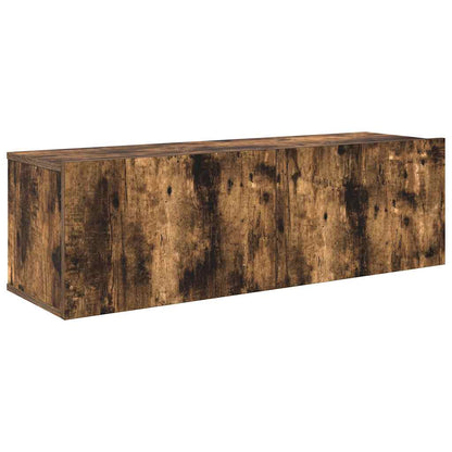 4 Piece TV Cabinet Set Smoked Oak Engineered Wood
