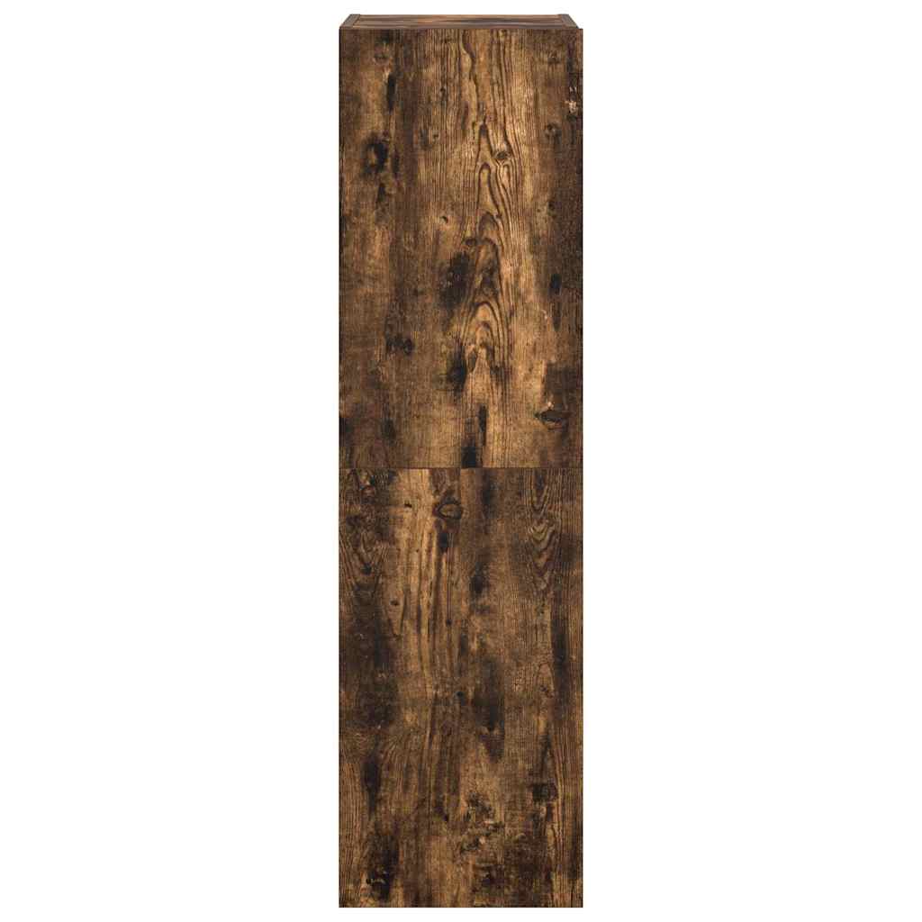 4 Piece TV Cabinet Set Smoked Oak Engineered Wood