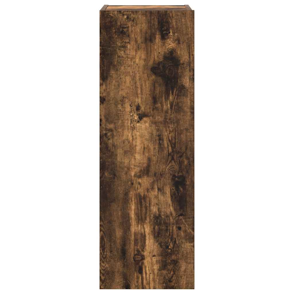 4 Piece TV Cabinet Set Smoked Oak Engineered Wood