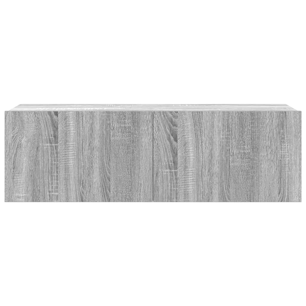 4 Piece TV Cabinet Set Grey Sonoma Engineered Wood