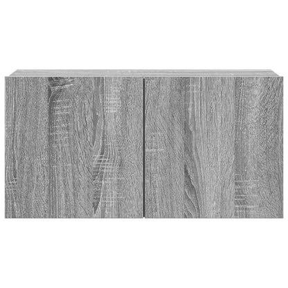 4 Piece TV Cabinet Set Grey Sonoma Engineered Wood