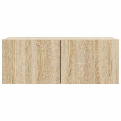 4 Piece TV Cabinet Set Sonoma Oak Engineered Wood