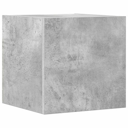 4 Piece TV Cabinet Set Concrete Grey Engineered Wood
