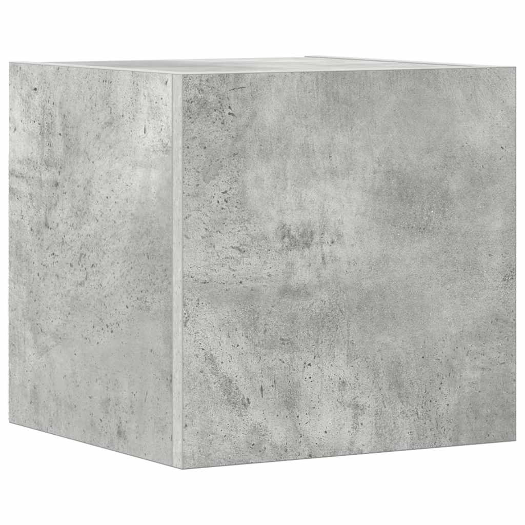 4 Piece TV Cabinet Set Concrete Grey Engineered Wood