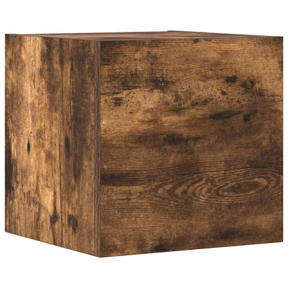 4 Piece TV Cabinet Set Smoked Oak Engineered Wood