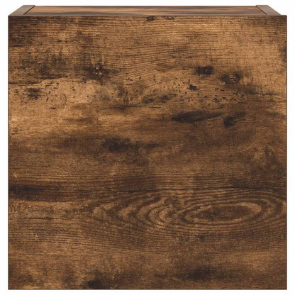 4 Piece TV Cabinet Set Smoked Oak Engineered Wood