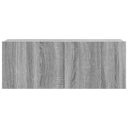 4 Piece TV Cabinet Set Grey Sonoma Engineered Wood