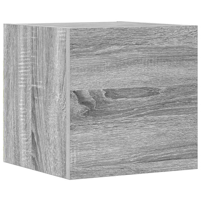 4 Piece TV Cabinet Set Grey Sonoma Engineered Wood